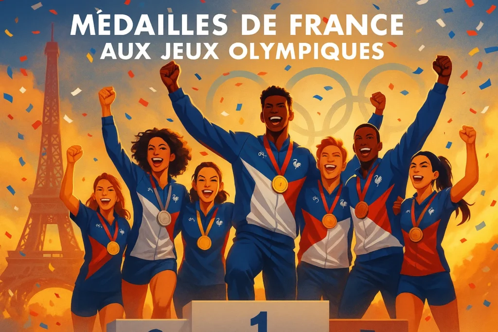 médailles de france aux jeux olympiques